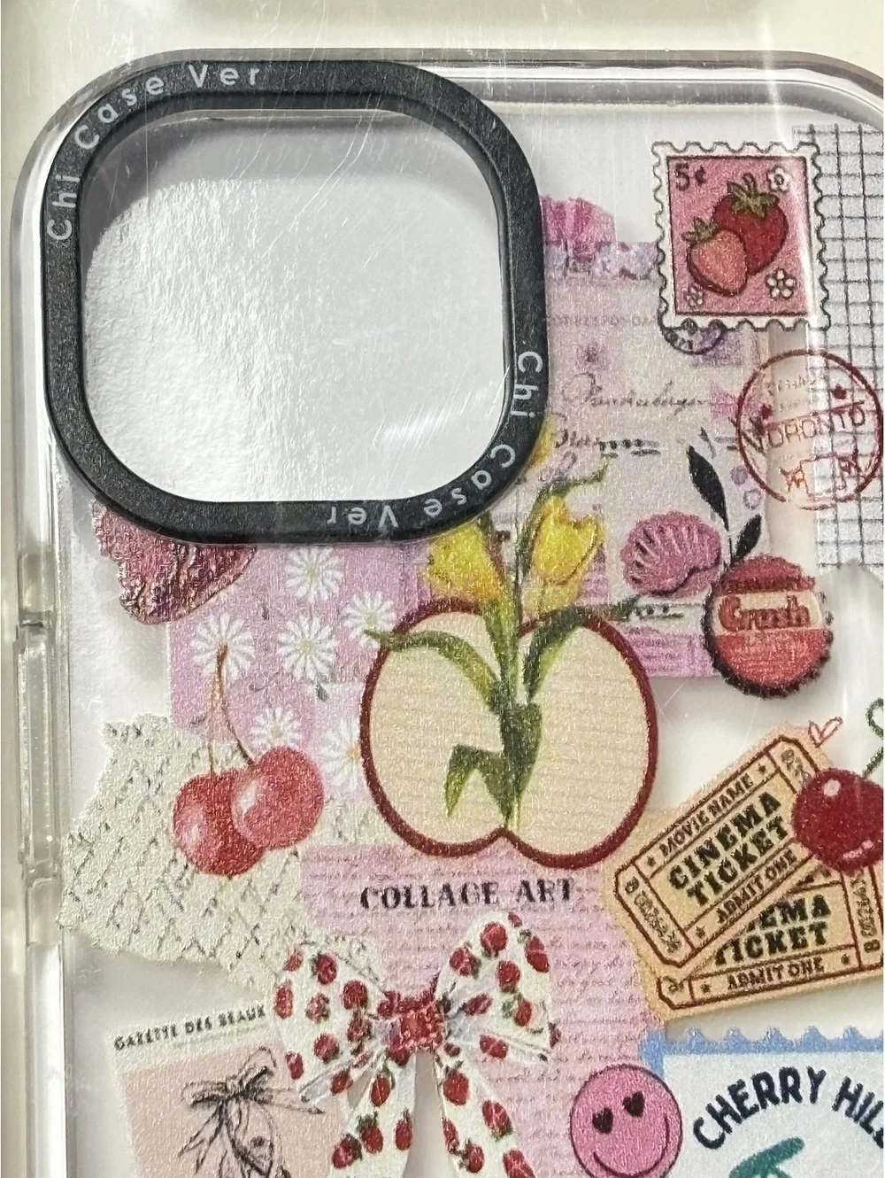 ChiCase Ver Military Grade Protection iPhone 15 Case with Artistic Collage Fruit